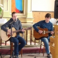 Kārlis un Māris koncertē Kolkas luterāņu baznīcā
